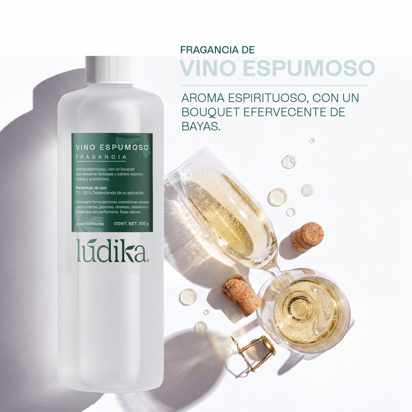 Fragancia de Vino Espumoso | Aroma Espiritoso Bouquet Efervescente de Bayas con Cálidos Acentos Dulces y Aromáticos