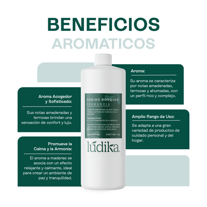 Fragancia Zodiac Bosques | Aroma Amaderado, Profundo y Misterioso