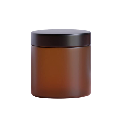 Frascos Rectos | 8 oz | Tarro de Vidrio Ámbar | Grado farmacéutico