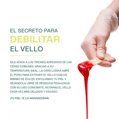 Cera Española Frutos Rojos | Depilación Suave y Precisa | Ideal para Piel Sensible y Zonas Delicadas
