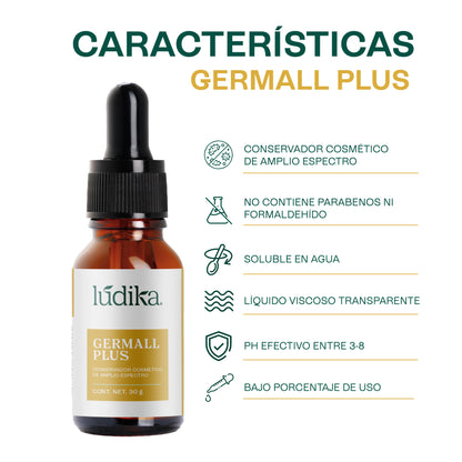 Germall Plus | Conservador Líquido de Amplio Espectro y Alta Eficacia para Cosméticos de color y bloqueadores solares