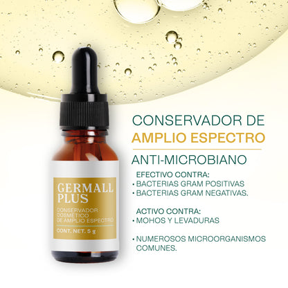 Germall Plus | Conservador Líquido de Amplio Espectro y Alta Eficacia para Cosméticos de color y bloqueadores solares