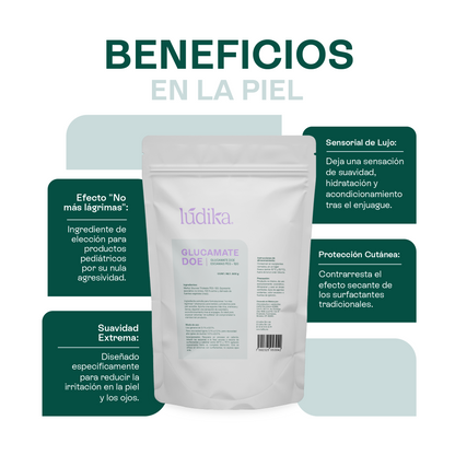 Glucamate DOE Escamas PEG – 120 | Facial, Corporal y Capilar | Espesante Asociativo Ultra-Suave