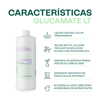 Glucamate LT Thickener PEG – 120 | Facial, Corporal y Capilar | Espesante Líquido Ultra-Suave