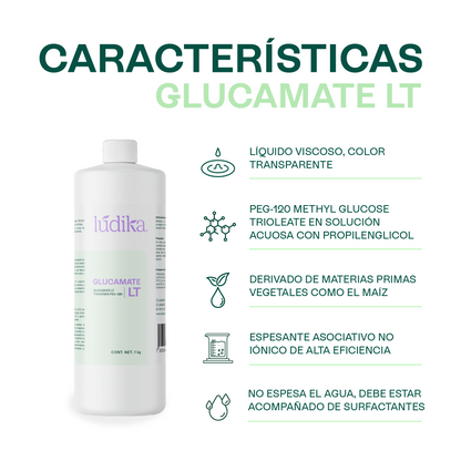 Glucamate LT Thickener PEG – 120 | Facial, Corporal y Capilar | Espesante Líquido Ultra-Suave