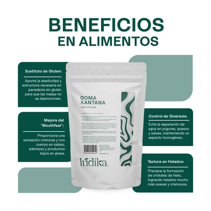 Goma Xantana | Facial, Corporal y Capilar | Espesante Natural y Estabilizador de Amplio Espectro