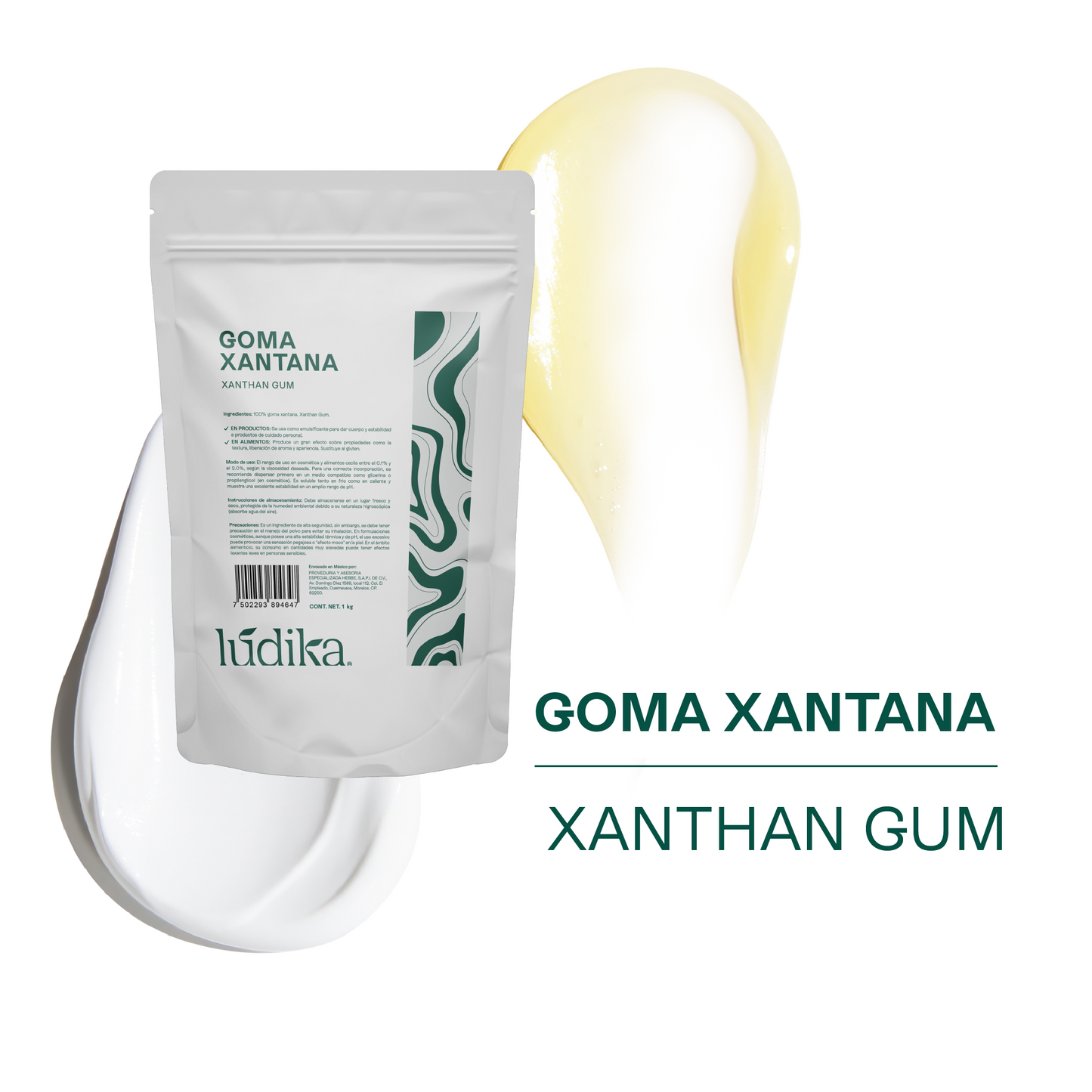 Goma Xantana | Facial, Corporal y Capilar | Espesante Natural y Estabilizador de Amplio Espectro