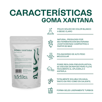 Goma Xantana | Facial, Corporal y Capilar | Espesante Natural y Estabilizador de Amplio Espectro
