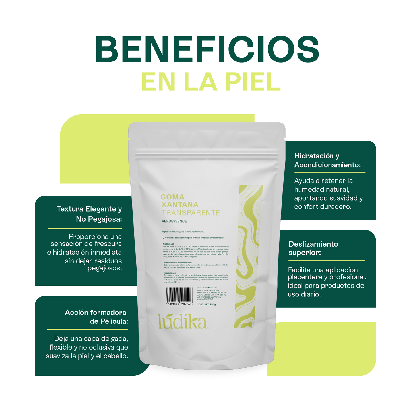 Goma Xantana Transparente | Facial, Corporal y Capilar | Espesante y Estabilizador Clean Beauty