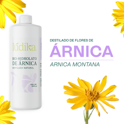 Bio Hidrolato de Árnica | Facial y Corporal | Calmante, Descongestivo y Reparador
