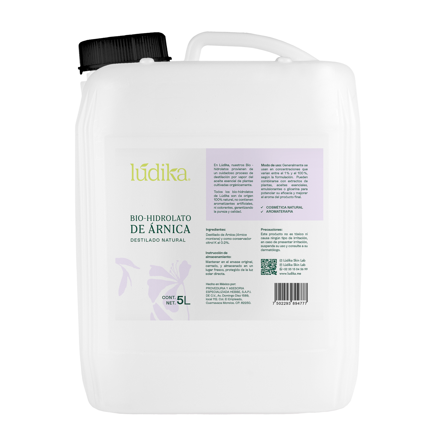 Bio Hidrolato de Árnica | Facial y Corporal | Calmante, Descongestivo y Reparador