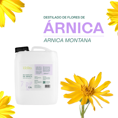 Bio Hidrolato de Árnica | Facial y Corporal | Calmante, Descongestivo y Reparador