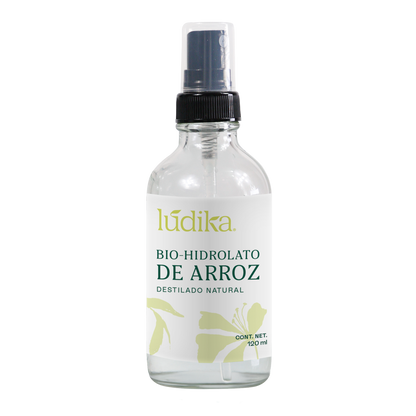 Bio Hidrolato de Arroz Integral | Facial y Corporal | Iluminador, Calmante e Hidratante