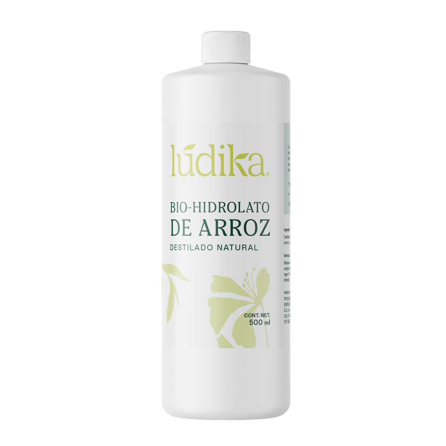 Bio Hidrolato de Arroz Integral | Facial y Corporal | Iluminador, Calmante e Hidratante