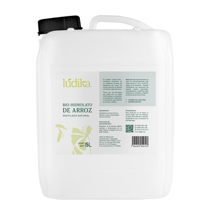 Bio Hidrolato de Arroz Integral | Facial y Corporal | Iluminador, Calmante e Hidratante