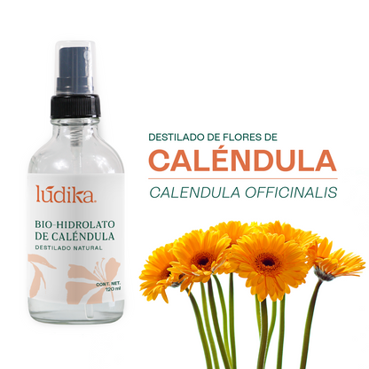 Bio Hidrolato de Caléndula | Facial y Corporal | Calmante, Reparador y Cicatrizante
