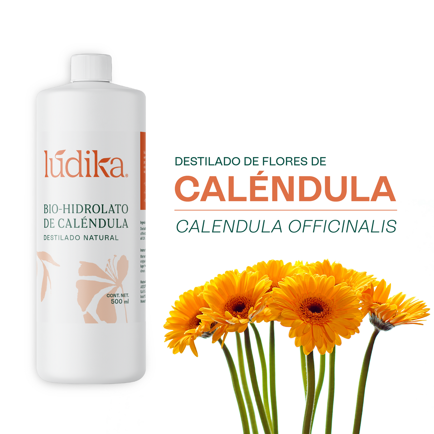 Bio Hidrolato de Caléndula | Facial y Corporal | Calmante, Reparador y Cicatrizante