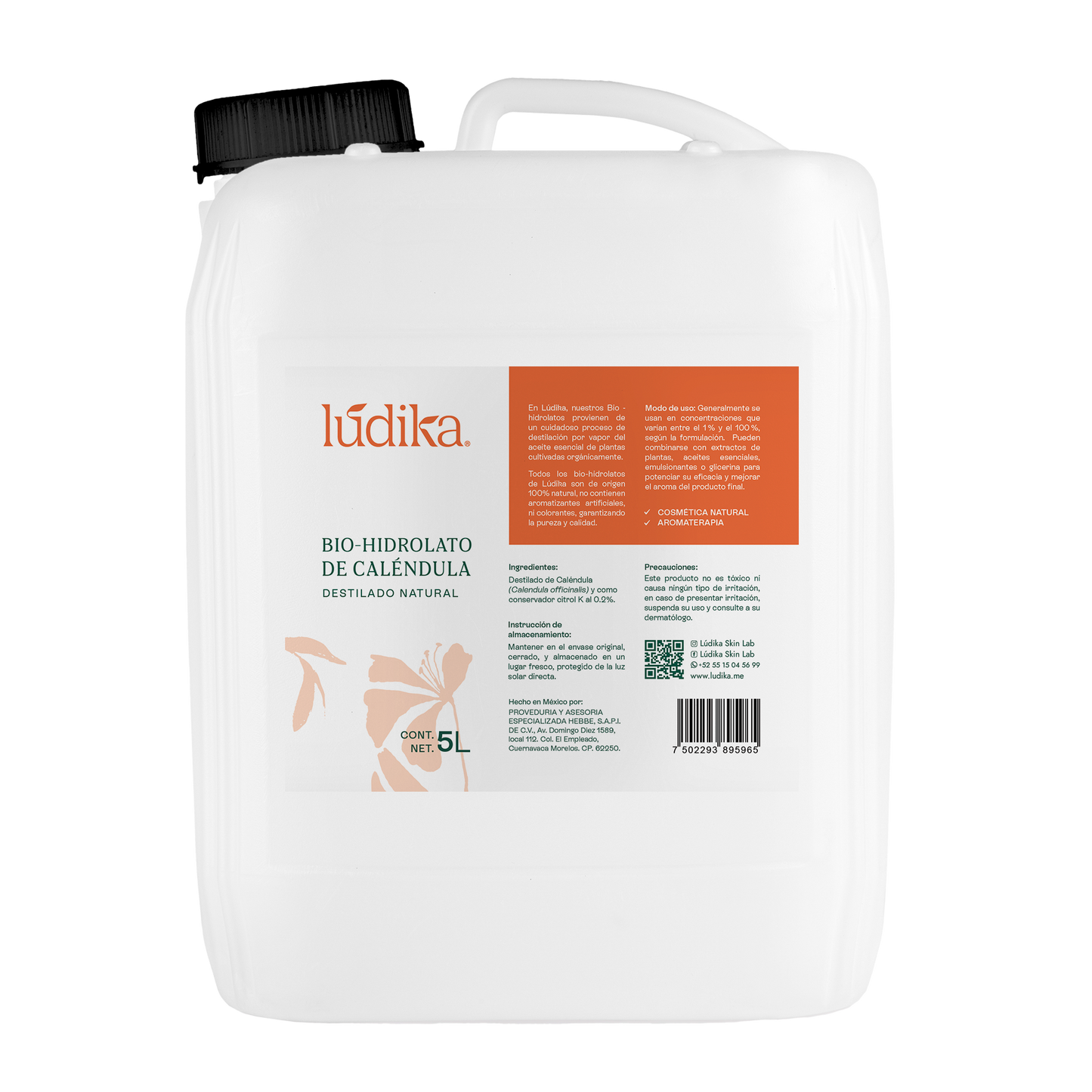 Bio Hidrolato de Caléndula | Facial y Corporal | Calmante, Reparador y Cicatrizante