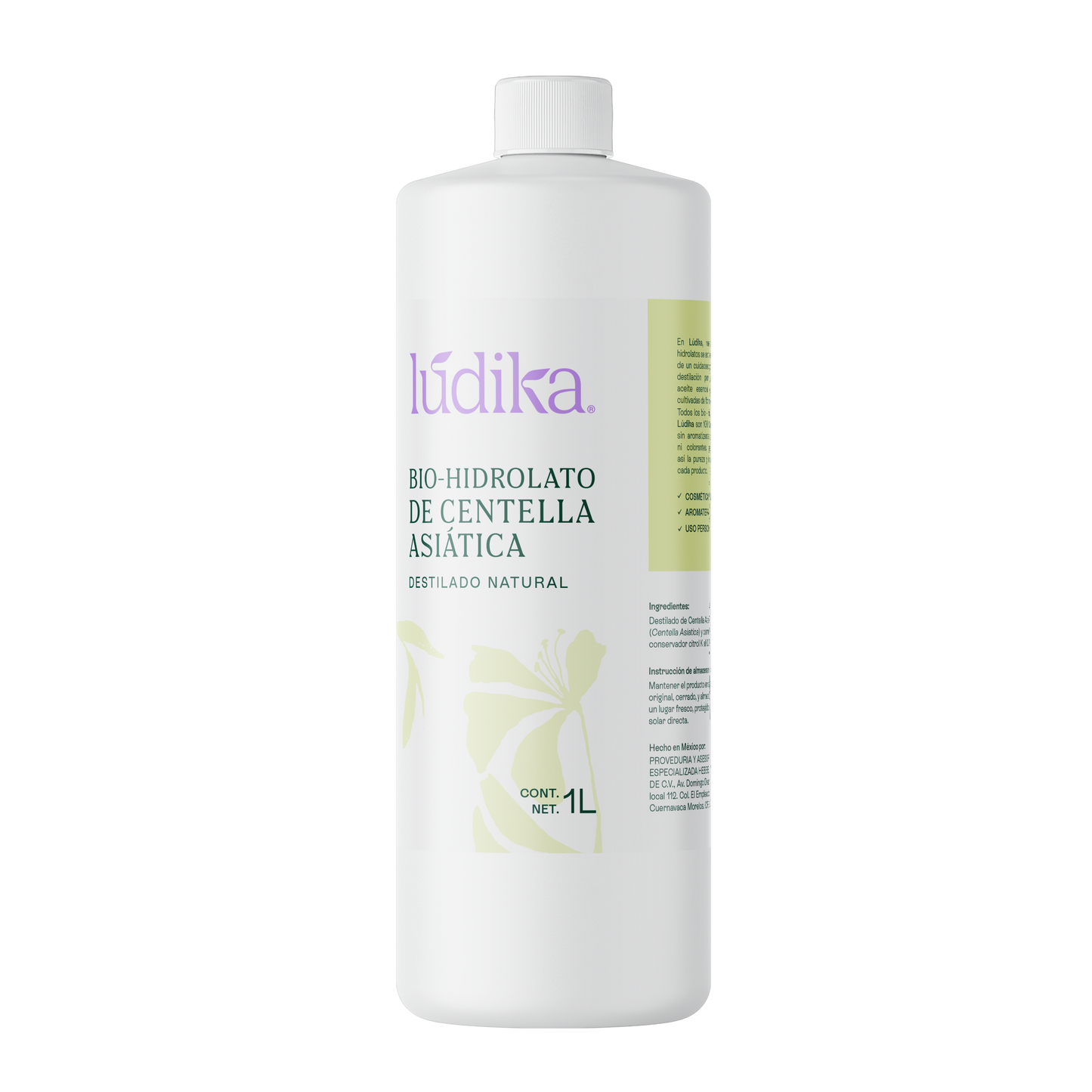 Bio Hidrolato de Centella Asiática | Facial y Corporal | Reparador, Cicatrizante y Antiinflamatorio