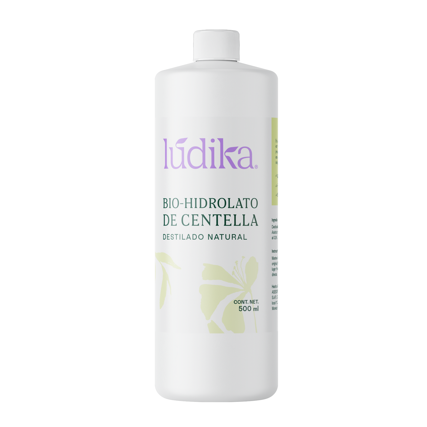 Bio Hidrolato de Centella Asiática | Facial y Corporal | Reparador, Cicatrizante y Antiinflamatorio
