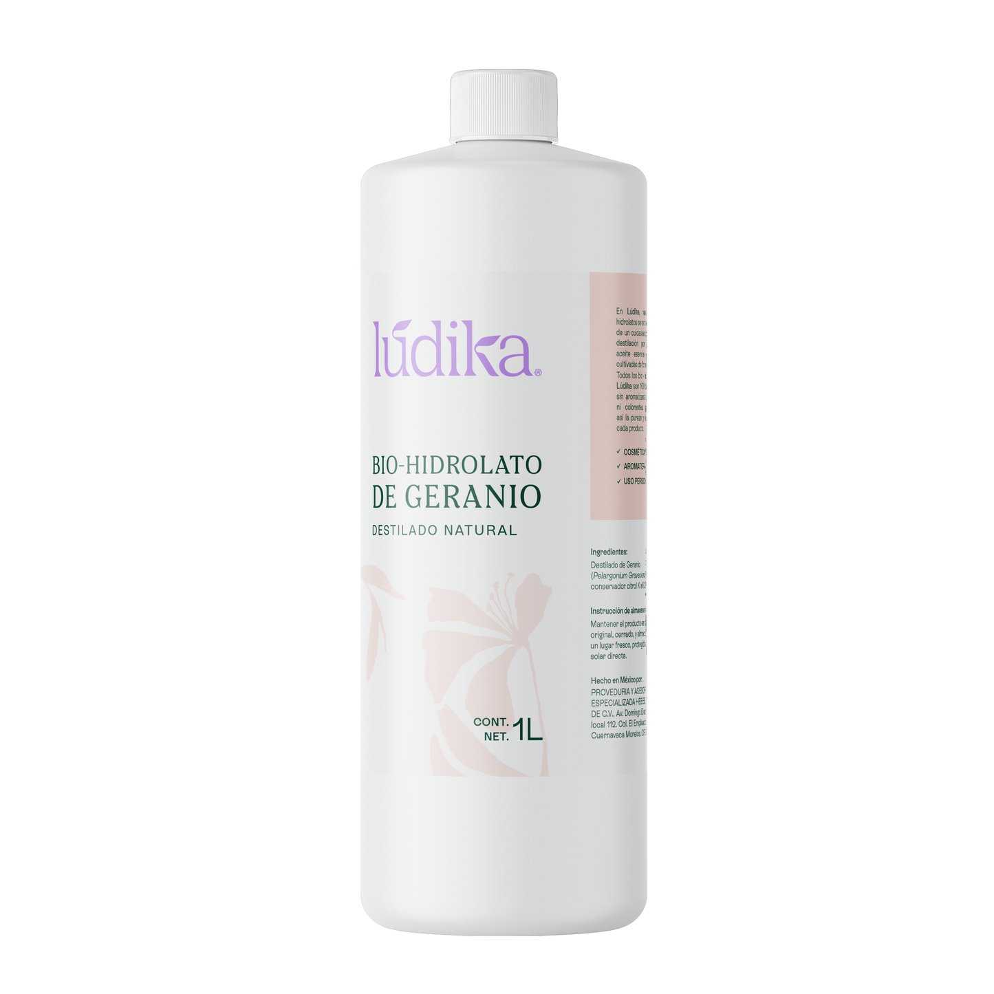 Bio Hidrolato de Geranio | Facial y Corporal | Reequilibrante, Regenerador y Tonificante