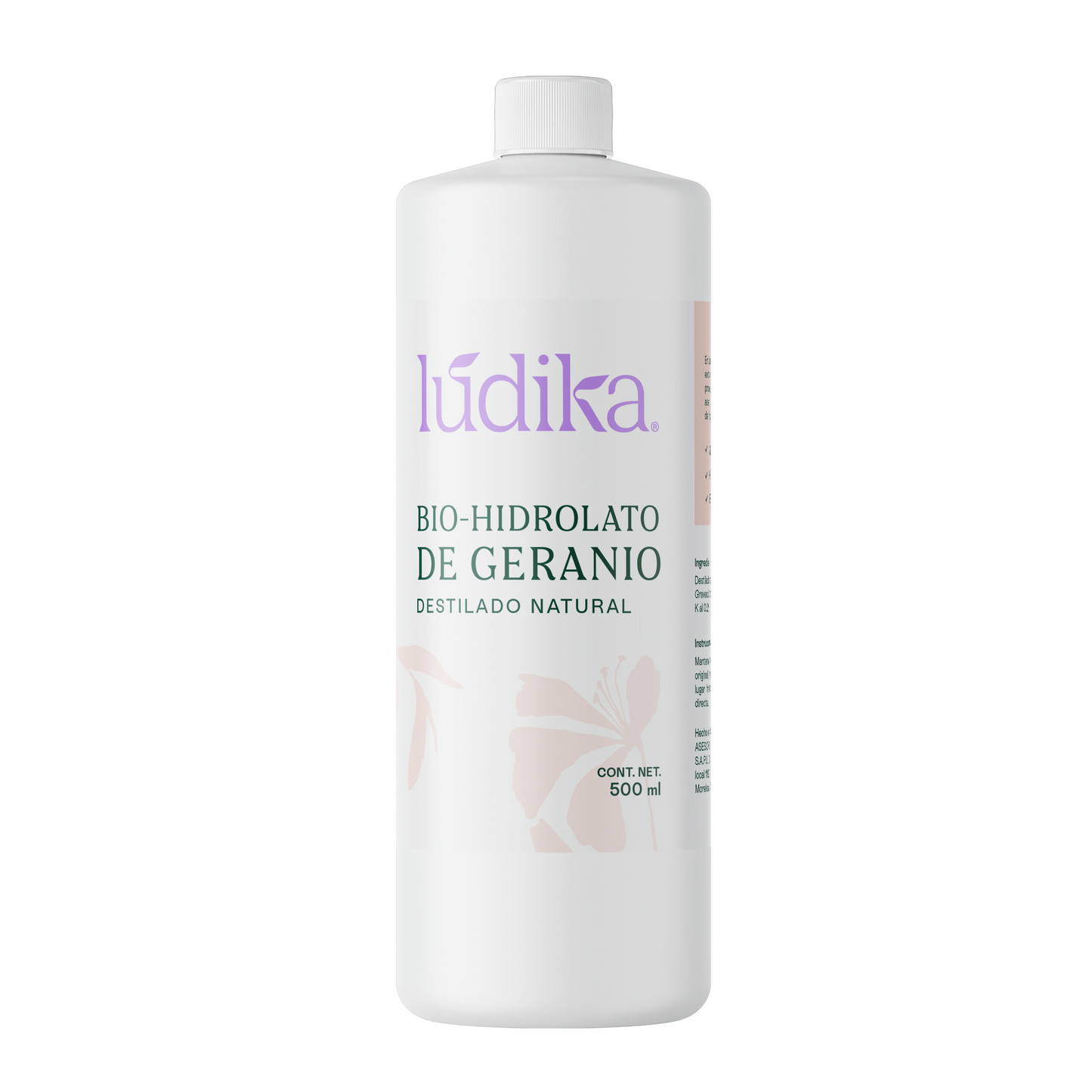 Bio Hidrolato de Geranio | Facial y Corporal | Reequilibrante, Regenerador y Tonificante
