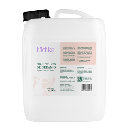 Bio Hidrolato de Geranio | Facial y Corporal | Reequilibrante, Regenerador y Tonificante