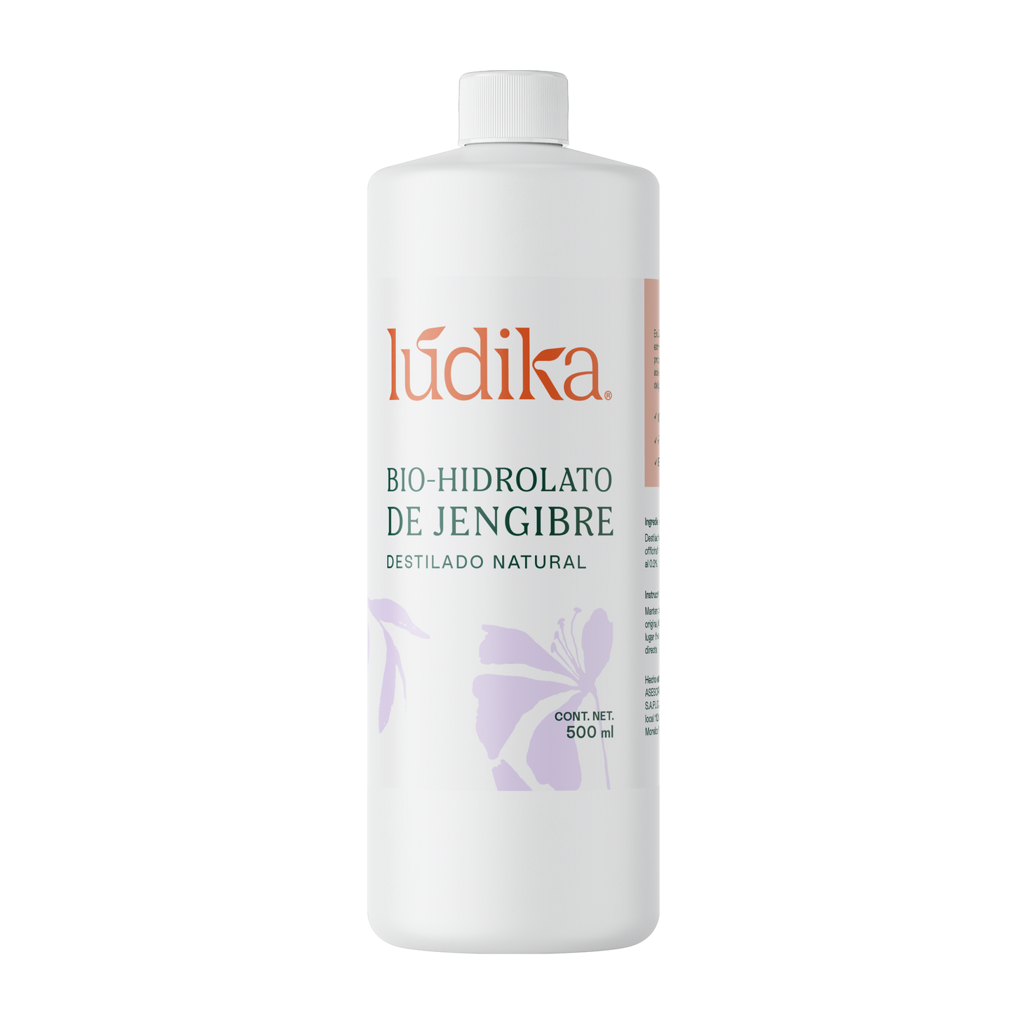 Bio Hidrolato de Jengibre | Facial y Corporal | Estimulante, Revitalizante y Tonificante