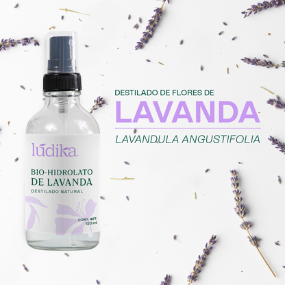 Bio Hidrolato de Lavanda | Facial y Corporal | Calmante, Equilibrante y Regenerador