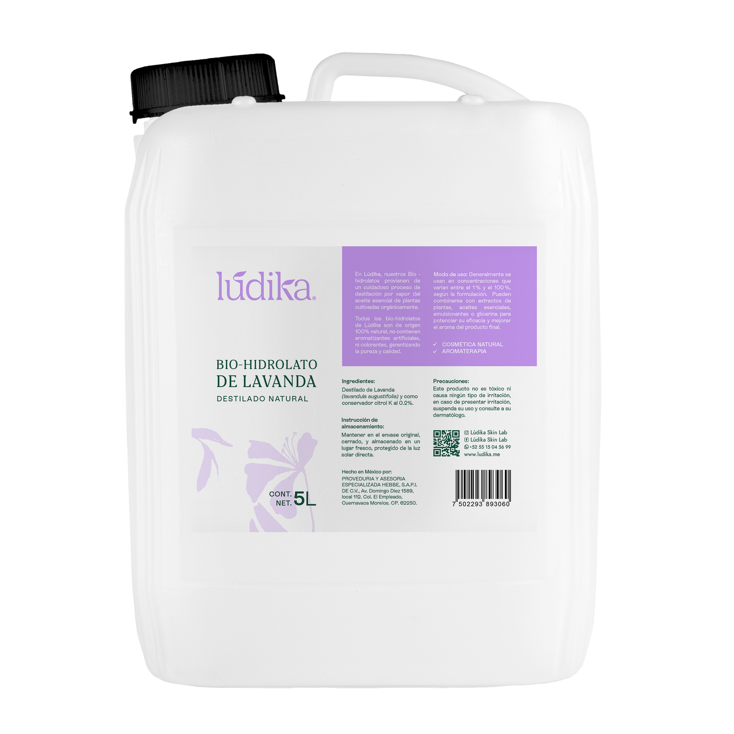 Bio Hidrolato de Lavanda | Facial y Corporal | Calmante, Equilibrante y Regenerador