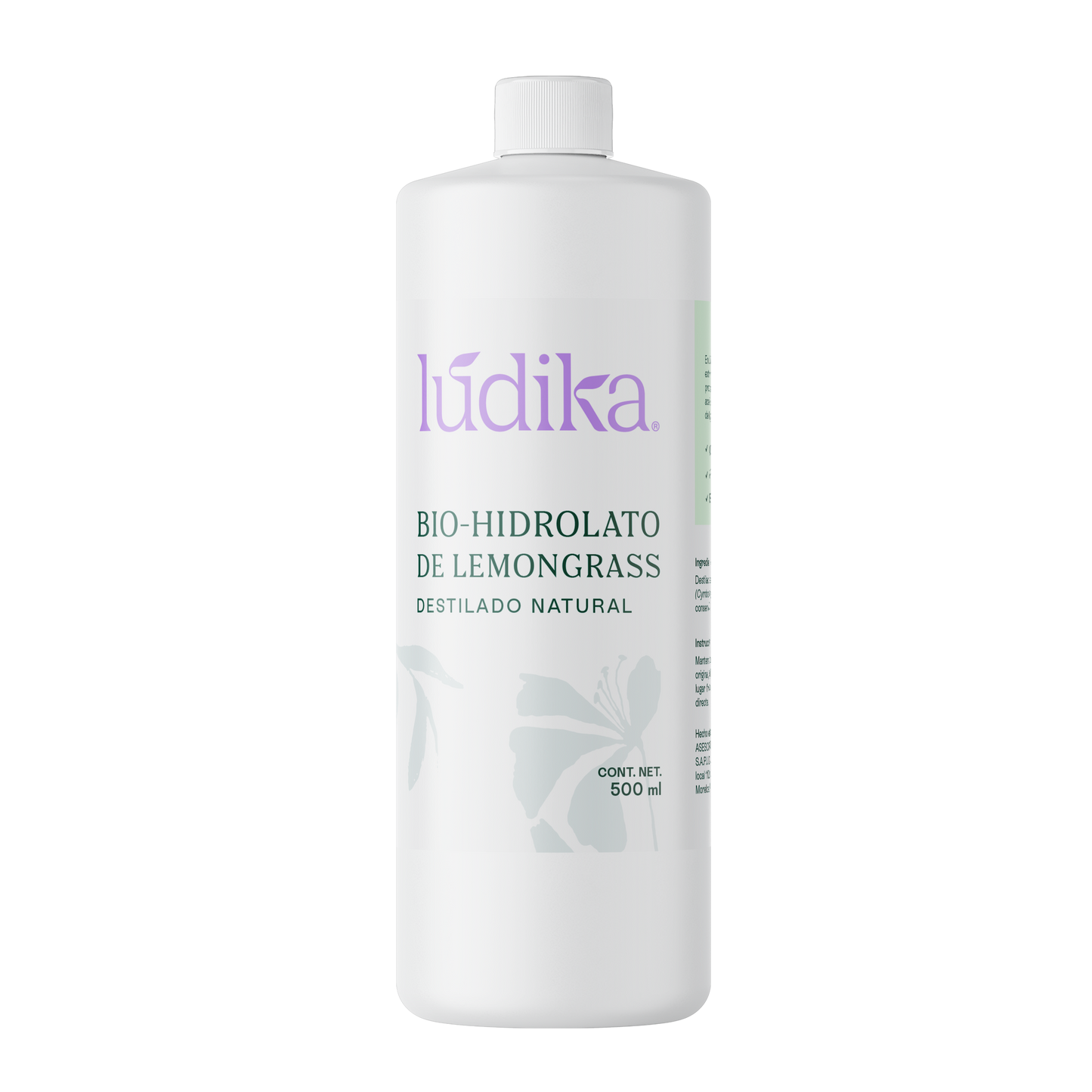 Hidrolato de Lemongrass | Facial y Corporal | Purificante, Astringente y Tonificante