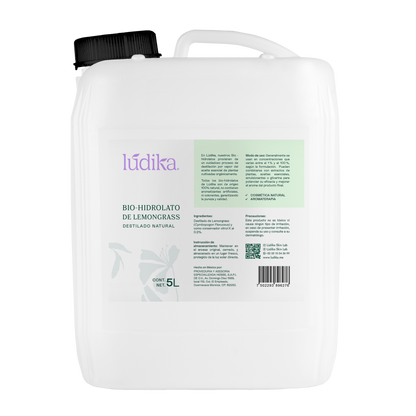 Hidrolato de Lemongrass | Facial y Corporal | Purificante, Astringente y Tonificante