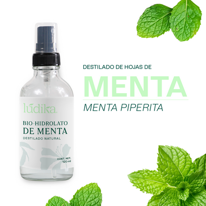 Bio Hidrolato de Menta | Facial y Corporal | Refrescante, Astringente y Purificante
