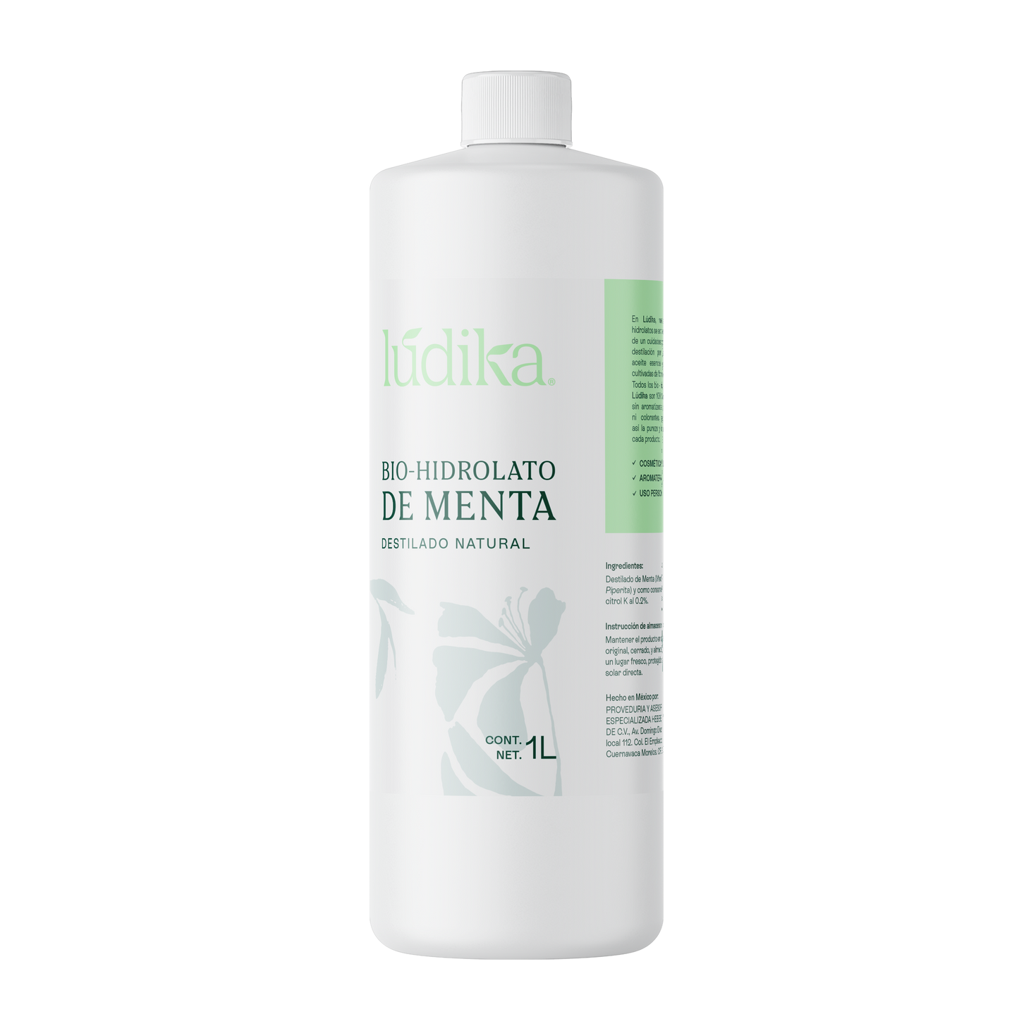 Bio Hidrolato de Menta | Facial y Corporal | Refrescante, Astringente y Purificante