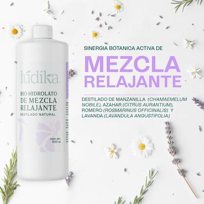 Hidrolato de Mezcla Relajante Puro | Calma, Relaja y Revitaliza Cuerpo y Mente