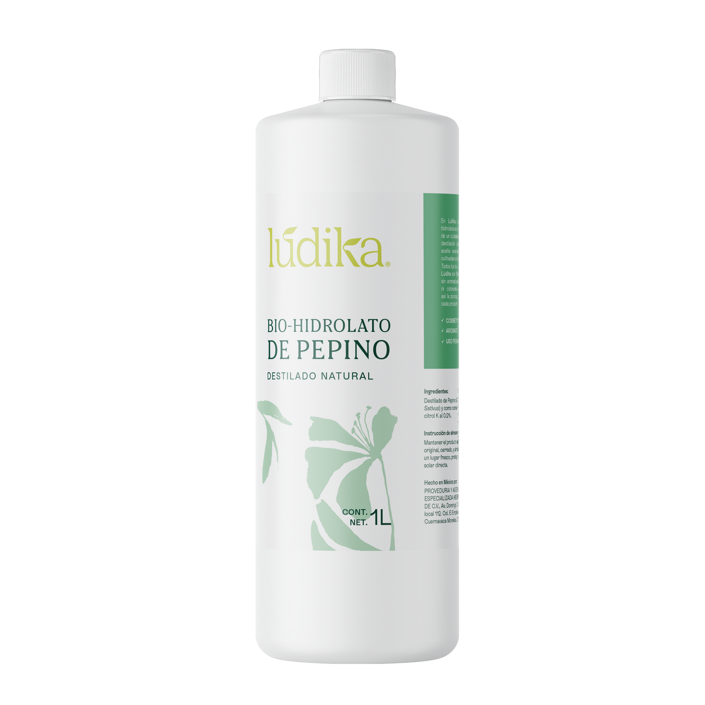 Hidrolato de Pepino | Facial y Corporal | Descongestivo, Refrescante e Hidratante