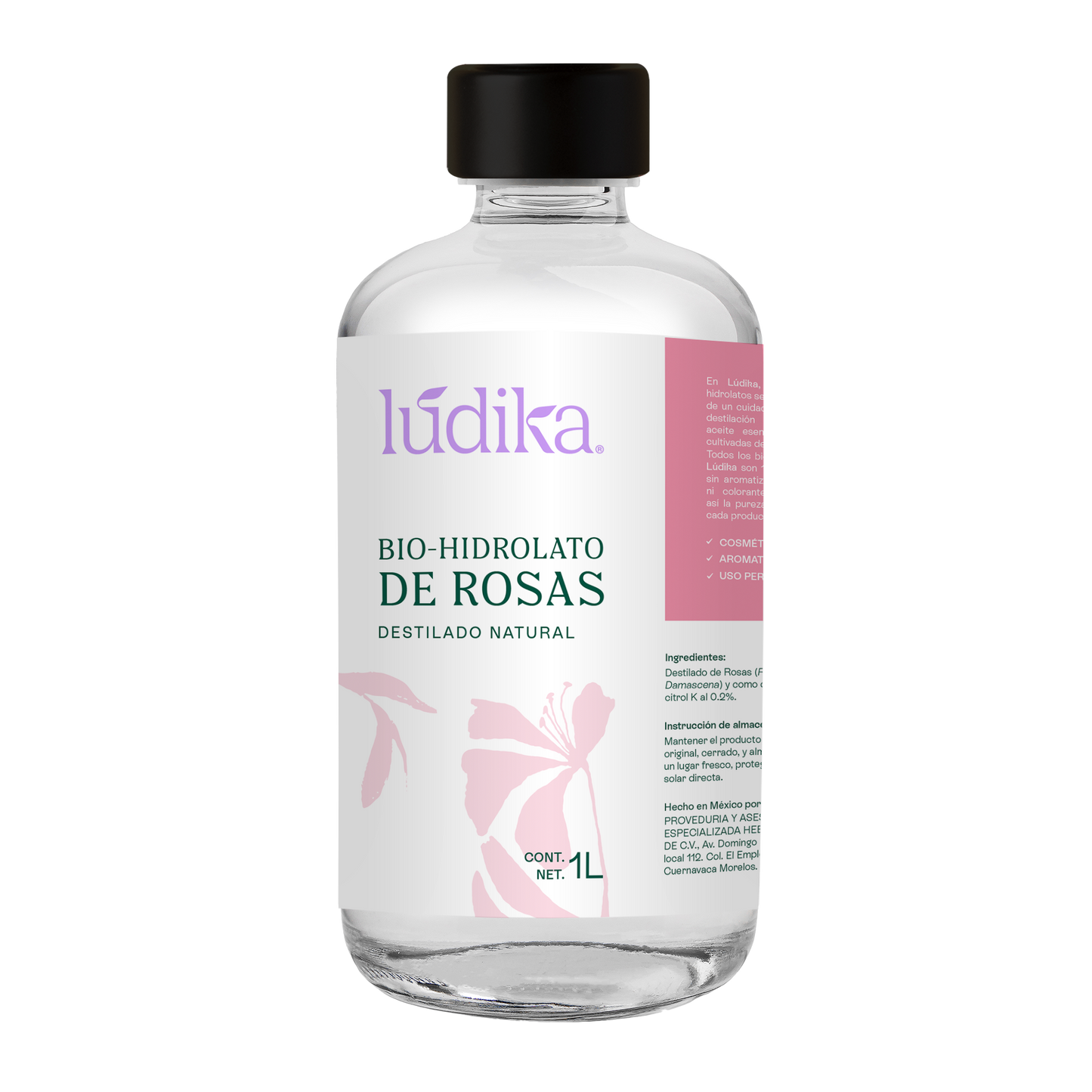 Bio Hidrolato de Rosas Damascena | Envase de vidrio | Facial | Antiedad, Calmante