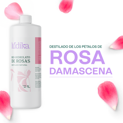 Bio Hidrolato de Rosa Damascena | Facial y Corporal | Antiedad, Calmante y Regenerador