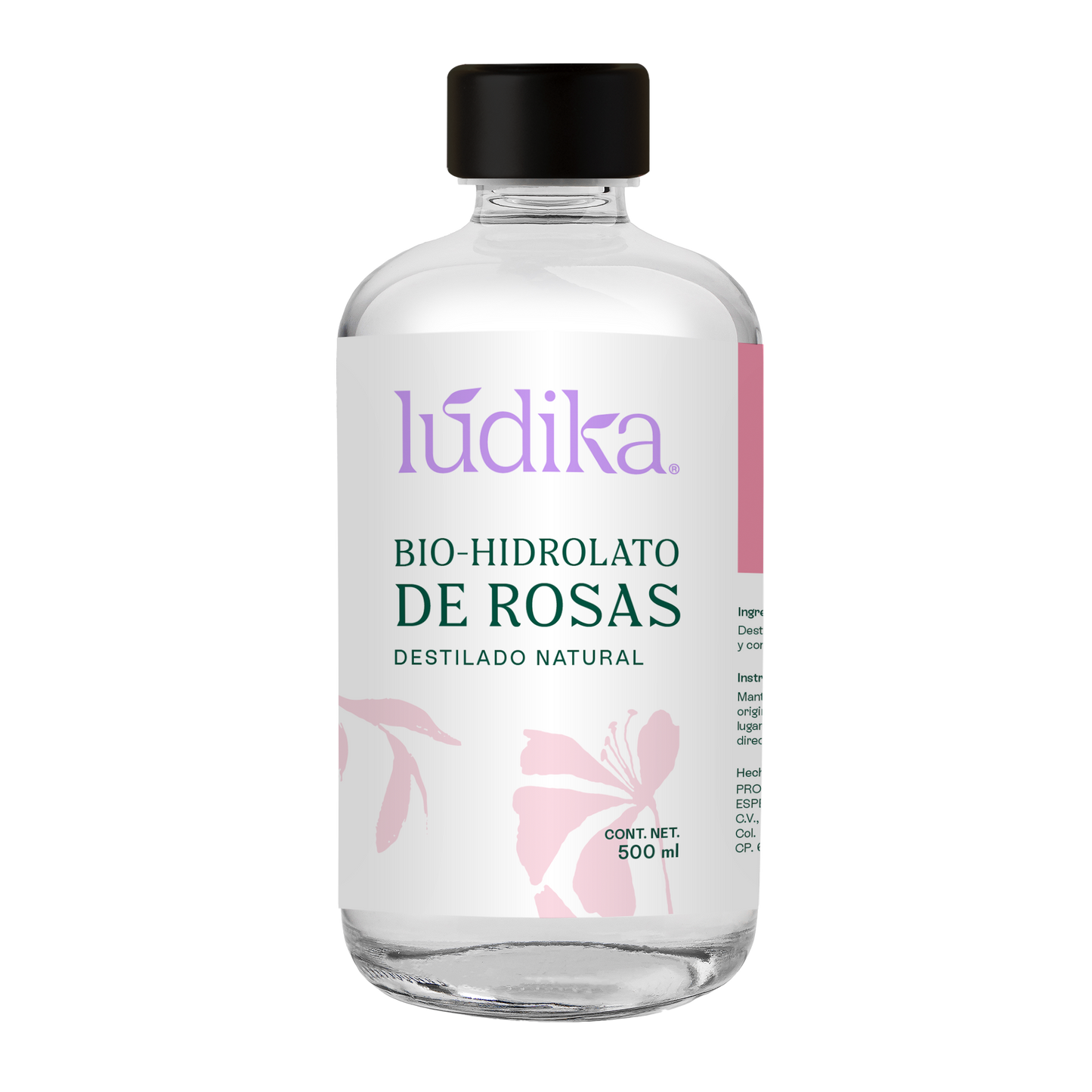 Bio Hidrolato de Rosas Damascena | Envase de vidrio | Facial | Antiedad, Calmante