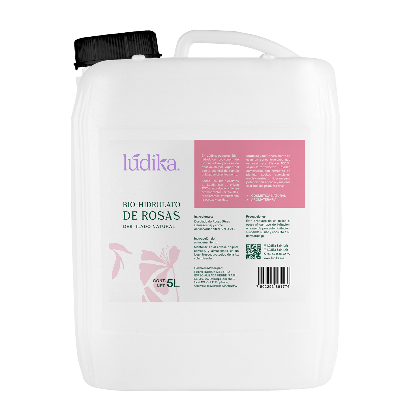 Bio Hidrolato de Rosa Damascena | Facial y Corporal | Antiedad, Calmante y Regenerador