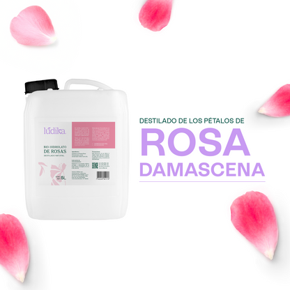 Bio Hidrolato de Rosa Damascena | Facial y Corporal | Antiedad, Calmante y Regenerador