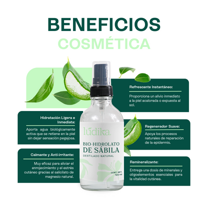 Bio Hidrolato de Sábila | Facial y Corporal | Hidratante, Calmante y Regenerador