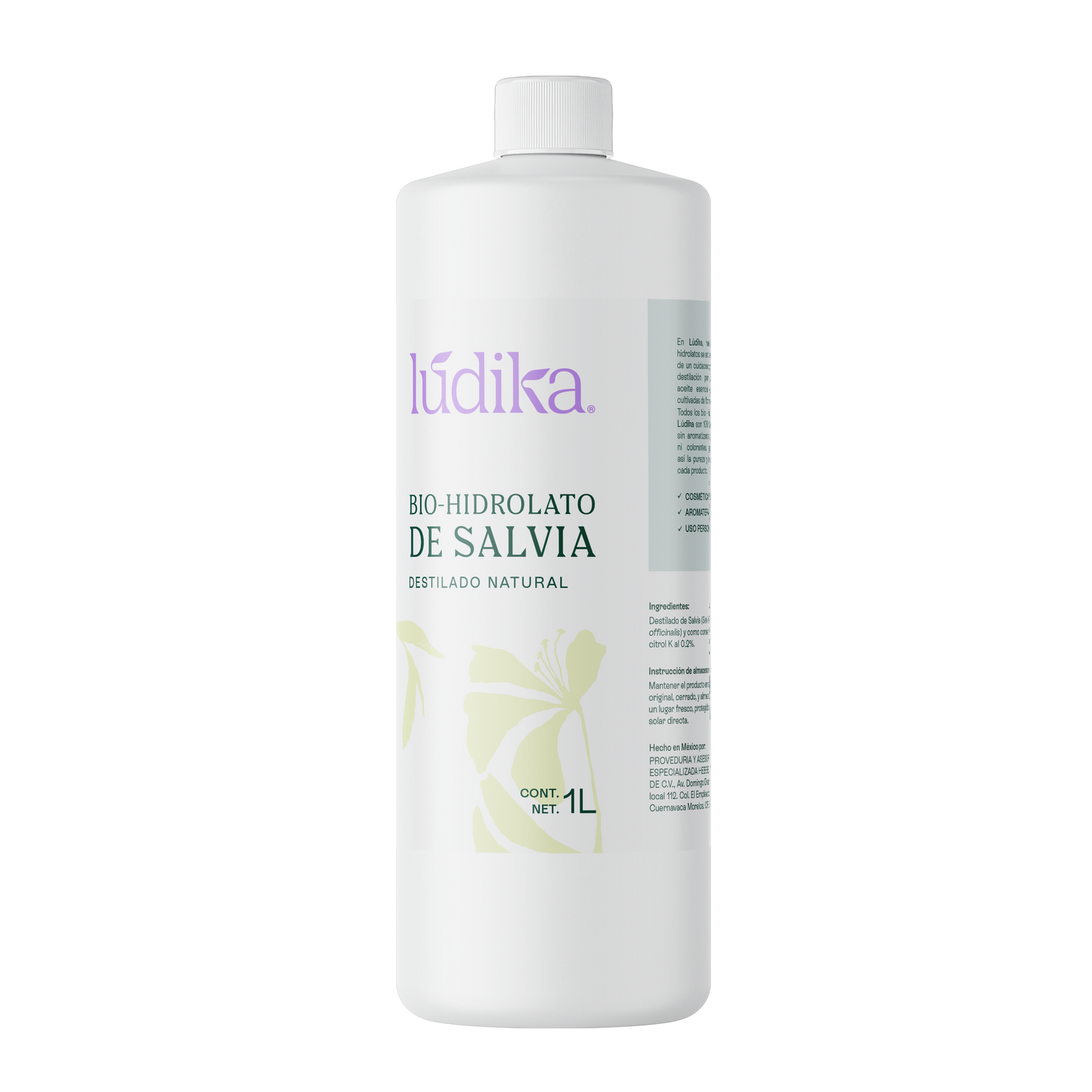 Hidrolato de Salvia | Facial y Corporal | Purificante, Seborregulador y Astringente