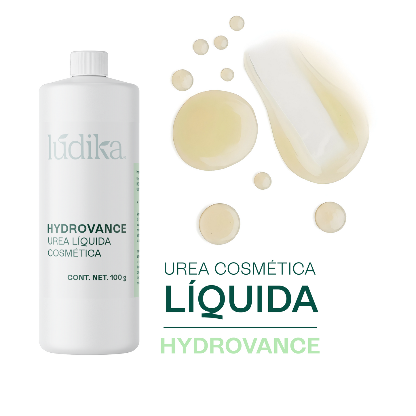 Hydrovance Urea Líquida | Facial, Corporal y Capilar | Humectante de Tacto Elegante