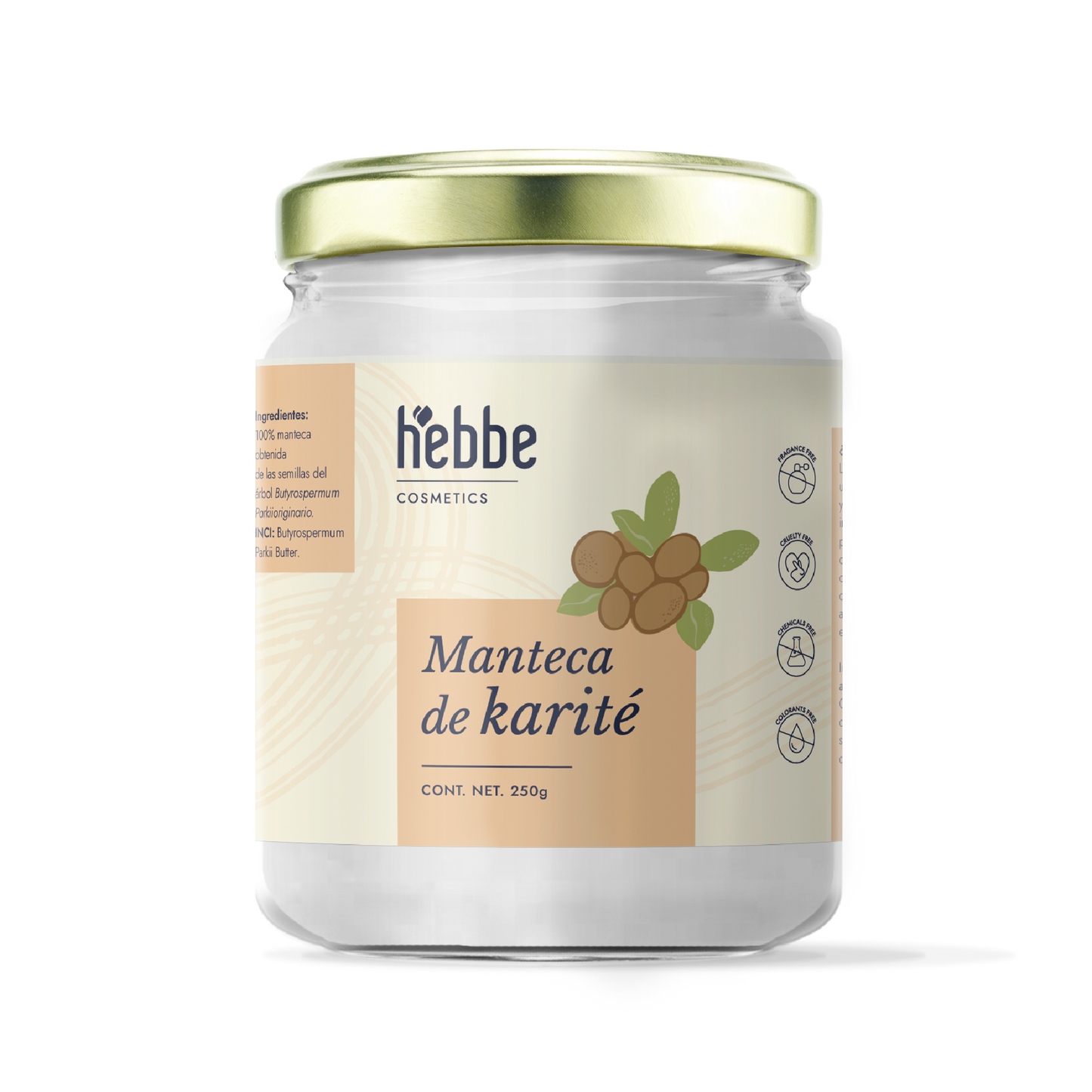 Manteca de Karité | Cuerpo, Rostro y Cabello | Emoliente, Reparadora y Protectora