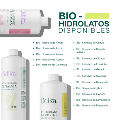 Kit de Hidrolatos | 2 Tónicos Faciales Puros para Refrescar y Equilibrar tu Piel A escoger 1 L c/u