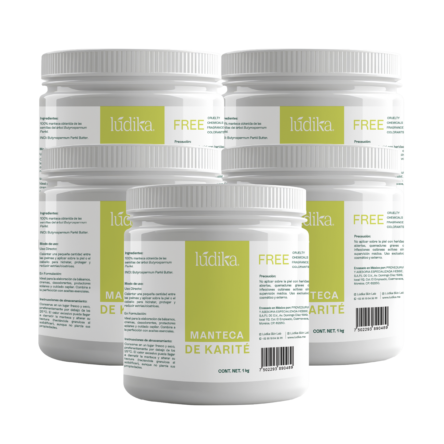 Manteca de Karité | Cuerpo, Rostro y Cabello | Emoliente, Reparadora y Protectora