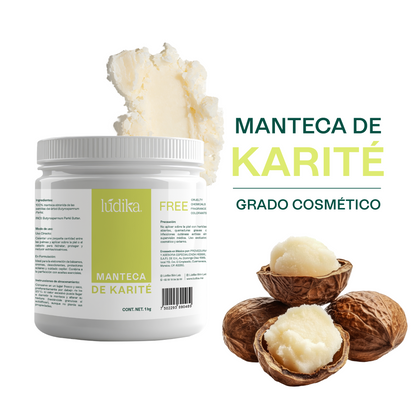 Manteca de Karité | Cuerpo, Rostro y Cabello | Emoliente, Reparadora y Protectora
