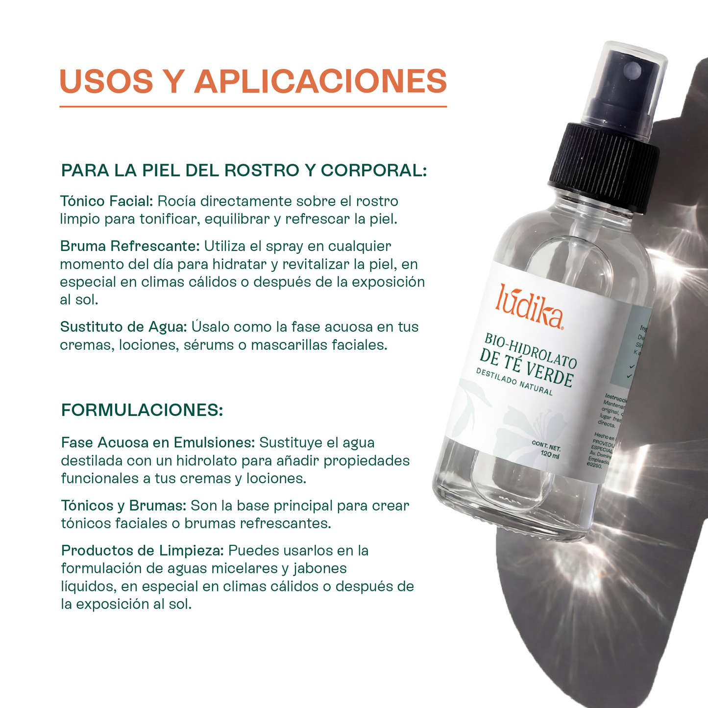Kit 6 Hidrolatos en Spray 120 m | Esencia Floral Pura para Revitalizar y Calmar Piel y Cabello A elegir
