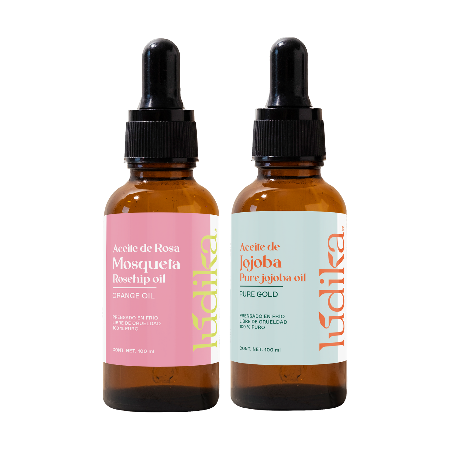 Aceite de Jojoba y Rosa Mosqueta | Kit Facial Lúdika | Nutrición, Equilibrio y Reparación